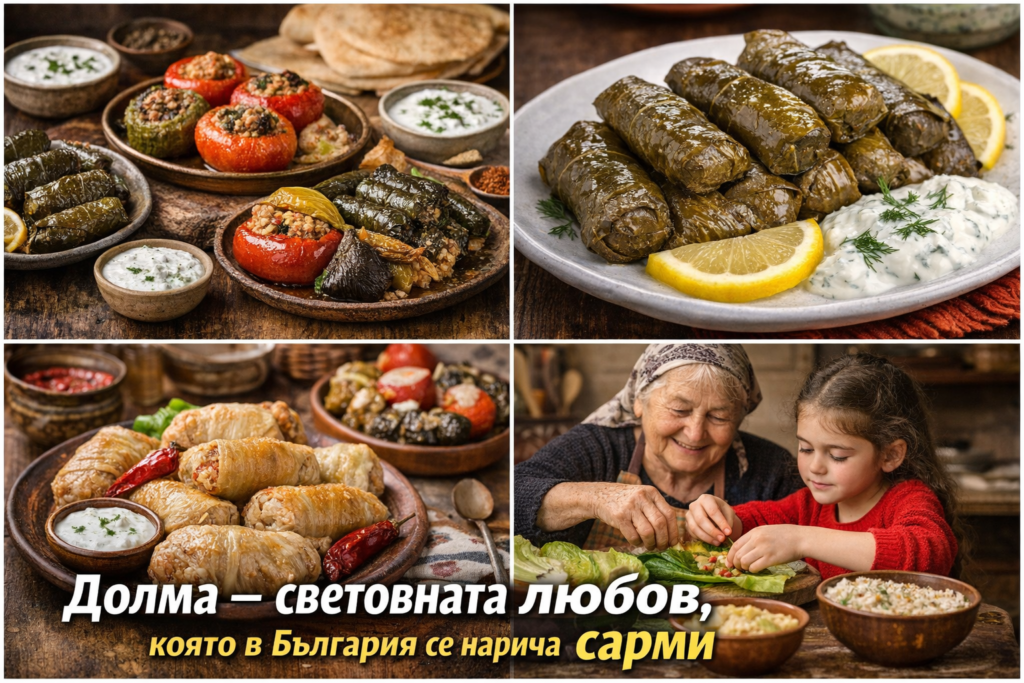 Долма – световната любов, която в България се нарича сарми 1 Сарми – българската версия на долма, включва зелеви, лозови и постни варианти, любимо ястие по празници и всекидневие